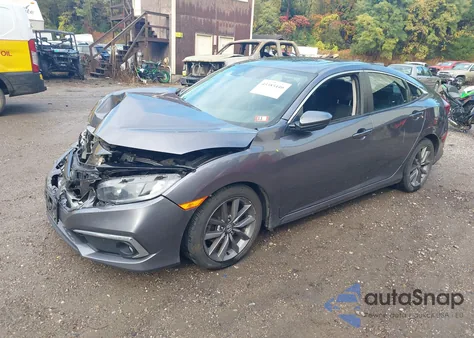 2020 Honda Civic Ex z USA, uszkodzony, nr VIN 19XFC1F36LE005501